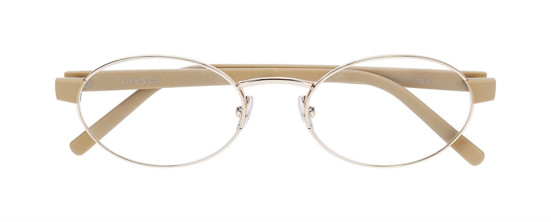 Inface PSST Brillestel (Form: Oval - Farve: Grå)