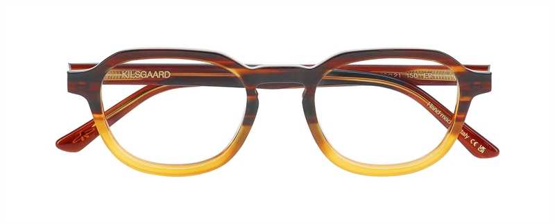 Kilsgaard ACETATE 23 Brillestel (Form: Firkantet - Farve: Brun)