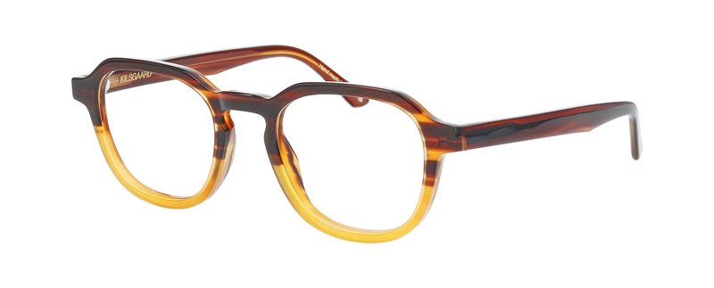 Kilsgaard ACETATE 23 Brillestel (Form: Firkantet - Farve: Brun)