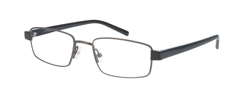 Inface GEE Brillestel (Form: Firkantet - Farve: Sort)