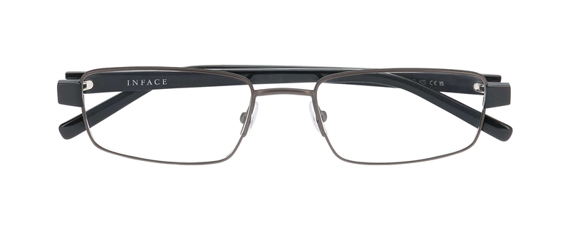 Inface GEE Brillestel (Form: Firkantet - Farve: Sort)