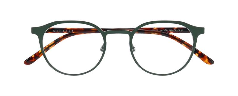 Nifties NI8552 Brillestel (Form: Oval - Farve: Grøn)