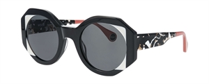 WooW SUPER OLYMP' 1 Solbrille (Form: Rund - Farve: Hvid)