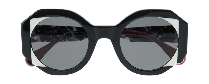 WooW SUPER OLYMP' 1 Solbrille (Form: Rund - Farve: Hvid)