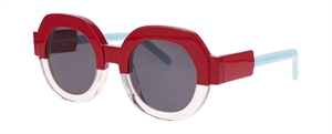 FaceAFace INFLATE 2 Solbrille (Form: Firkantet - Farve: Rød)