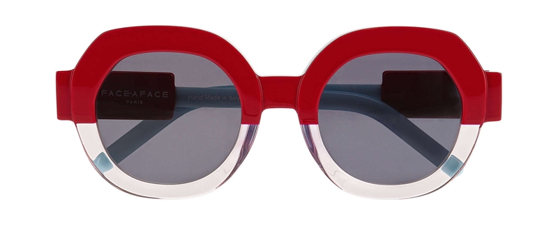FaceAFace INFLATE 2 Solbrille (Form: Firkantet - Farve: Rød)