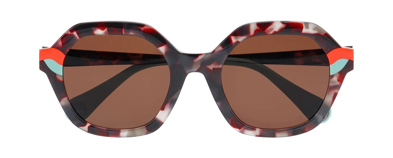 WooW SUPER FLAME 2 Solbrille (Form: Firkantet - Farve: Grå)