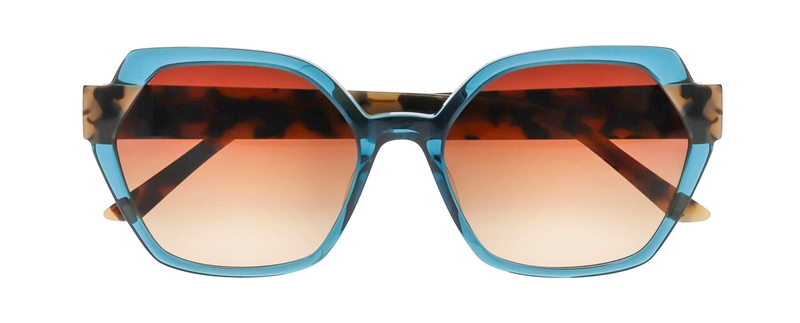 ProDesign SOL 1 S Solbrille (Form: Firkantet - Farve: Blå)