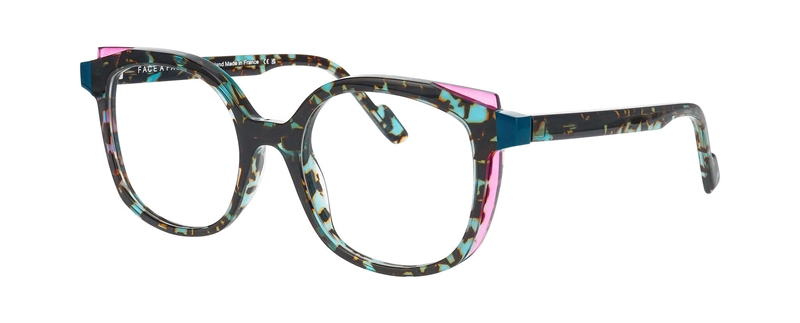 FaceAFace TINGE 2 Brillestel (Form: Firkantet - Farve: Blå)