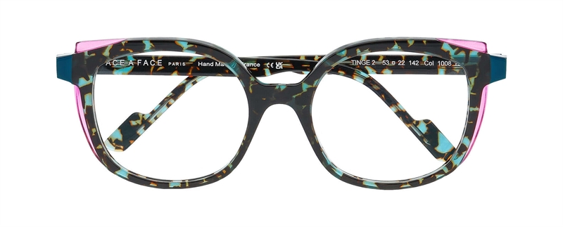 FaceAFace TINGE 2 Brillestel (Form: Firkantet - Farve: Blå)