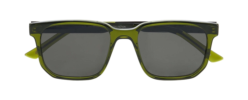 ProDesign EXTRUSION 4 S Solbrille (Form: Firkantet - Farve: Grøn)