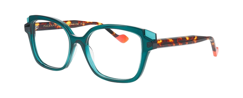 FaceAFace CHROMA 2 Brillestel (Form: Firkantet - Farve: Blå)