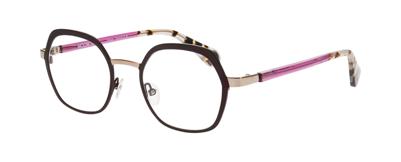 WooW BOOGIE WOOGIE 1 Brillestel (Form: Firkantet - Farve: Lilla)