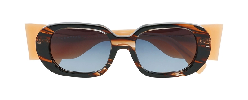 FaceAFace HYPNO 2 Solbrille (Form: Oval - Farve: Blå)