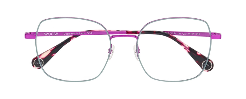 WooW GUESS WHO 2 Brillestel (Form: Firkantet - Farve: Blå)