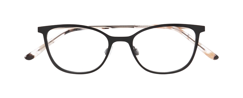 Nifties NI8527 Brillestel (Form: Cat Eye - Farve: Sort)