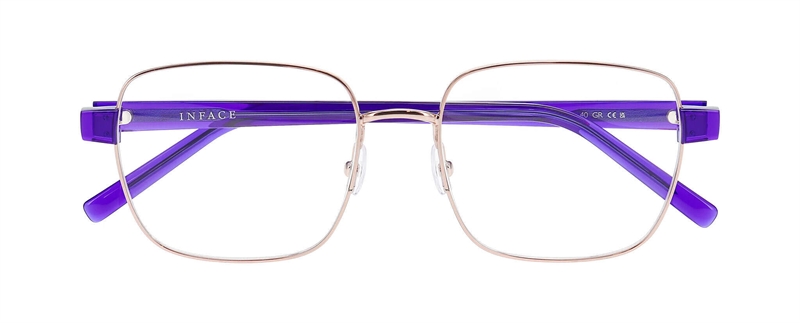 Inface GOSH Brillestel (Form: Firkantet - Farve: Lilla)