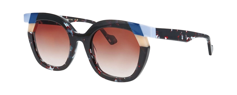 FaceAFace BLURED 2 Solbrille (Form: Firkantet - Farve: Blå)