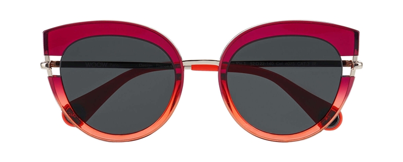 WooW SUPER FIT 1 Solbrille (Form: Firkantet - Farve: Lilla)