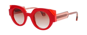 FaceAFace SCREEN 1 Solbrille (Form: Panto - Farve: Rød)