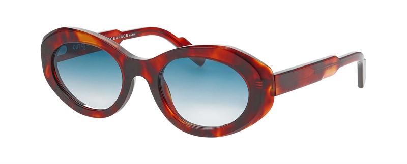 FaceAFace LA BOSS Solbrille (Form: Oval - Farve: Brun)