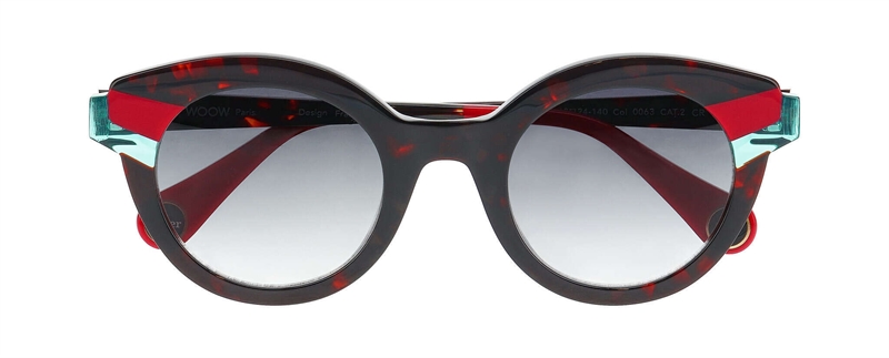 WooW SUPER GOLD 1 Solbrille (Form: Cat Eye - Farve: Brun)