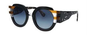 FaceAFace FACES 2 Solbrille (Form: Firkantet - Farve: Sort)
