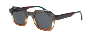 WooW SUPER GAMER 1 Solbrille (Form: Firkantet - Farve: Brun)