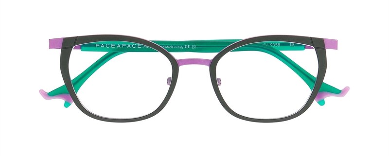 FaceAFace BOCCA COCTO 1 Brillestel (Form: Firkantet - Farve: Grøn)