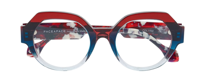 FaceAFace TIES 2 Brillestel (Form: Firkantet - Farve: Rød)