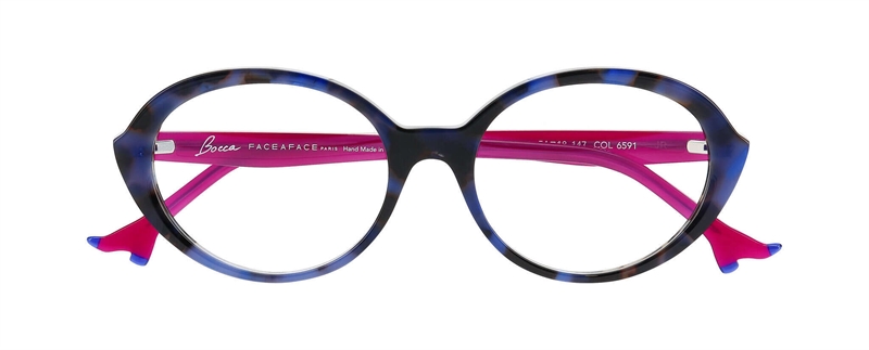 FaceAFace BOCCA PLUM 2 Brillestel (Form: Oval - Farve: Blå)