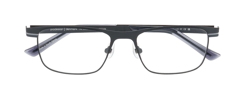 ProDesign DASH 1 Brillestel (Form: Firkantet - Farve: Sort)