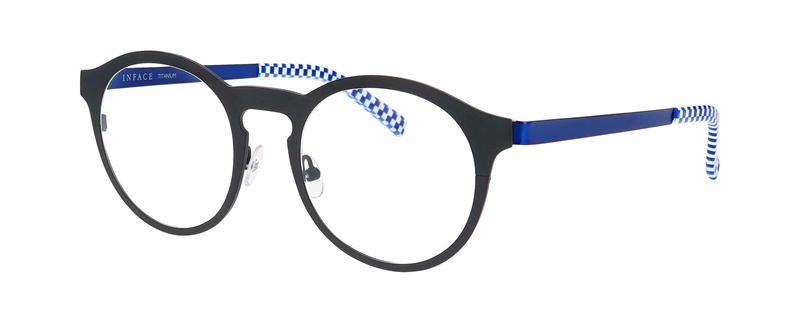 Inface BONBON Brillestel (Form: Panto - Farve: Sort)