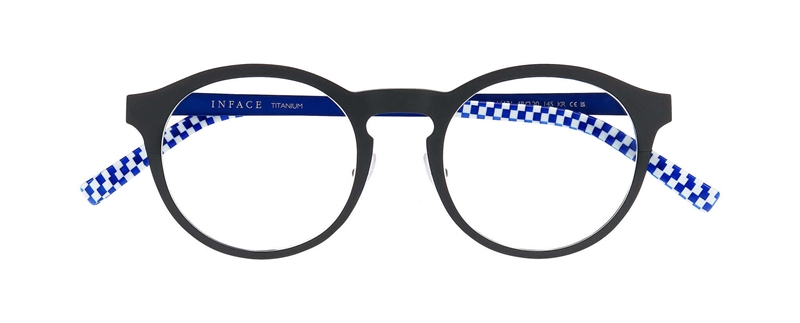 Inface BONBON Brillestel (Form: Panto - Farve: Sort)