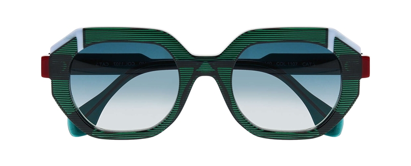 FaceAFace FUSED 1 Solbrille (Form: Firkantet - Farve: Grøn)