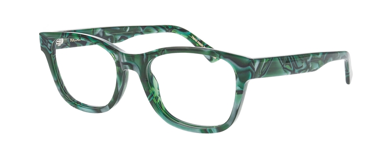 Kilsgaard ACETATE 24 Brillestel (Form: Firkantet - Farve: Grøn)