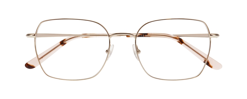 Nifties NI8547 Brillestel (Form: Firkantet - Farve: Guld)