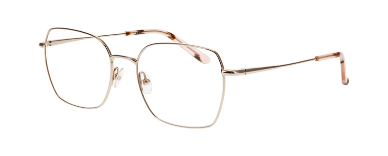 Nifties NI8547 Brillestel (Form: Firkantet - Farve: Guld)