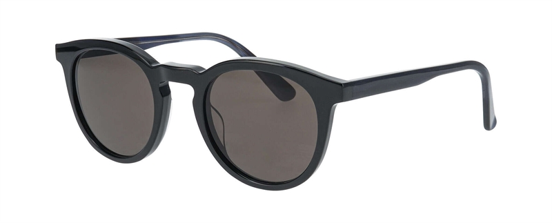 Nifties NI9886 Solbrille (Form: Panto - Farve: Sort)