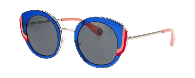 WooW SUPER LUCK 1 Solbrille (Form: Rund - Farve: Blå)