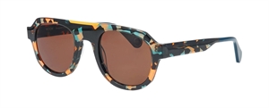 WooW SUPER RIDER 1 Solbrille (Form: Rund - Farve: Sort)