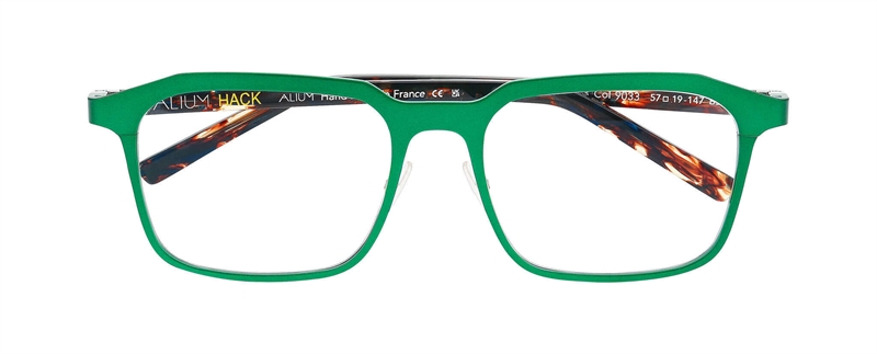 FaceAFace ALIUM HACK 3 Brillestel (Form: Firkantet - Farve: Grøn)
