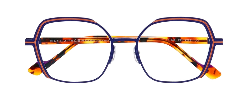 FaceAFace REEDS 3 Brillestel (Form: Firkantet - Farve: Blå)