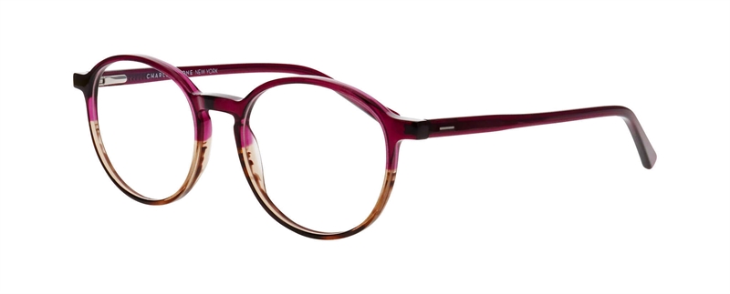 CharlesStone 30135 Brillestel (Form: Rund - Farve: Lilla)