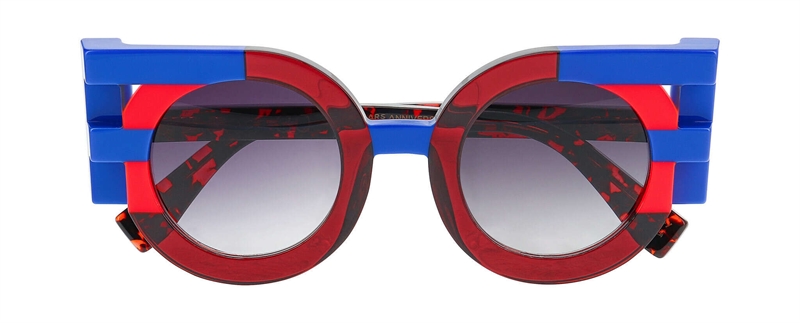 FaceAFace FACES 1 Solbrille (Form: Rund - Farve: Hvid)