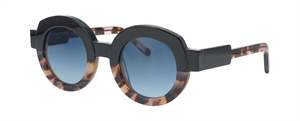 FaceAFace INFLATE 1 Solbrille (Form: Rund - Farve: Sort)