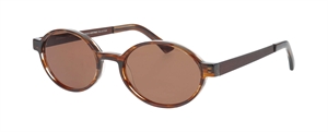 ProDesign EXTRUSION 8 S Solbrille (Form: Oval - Farve: Brun)