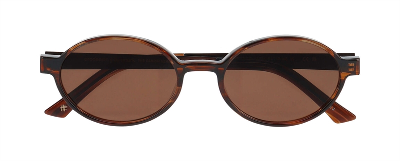 ProDesign EXTRUSION 8 S Solbrille (Form: Oval - Farve: Brun)