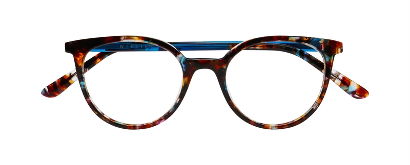 Nifties NI9515 Brillestel (Form: Cat Eye - Farve: Blå)