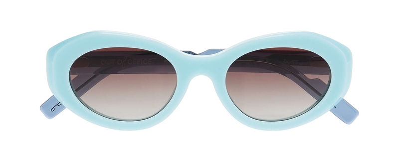 FaceAFace LA BOSS Solbrille (Form: Oval - Farve: Blå)